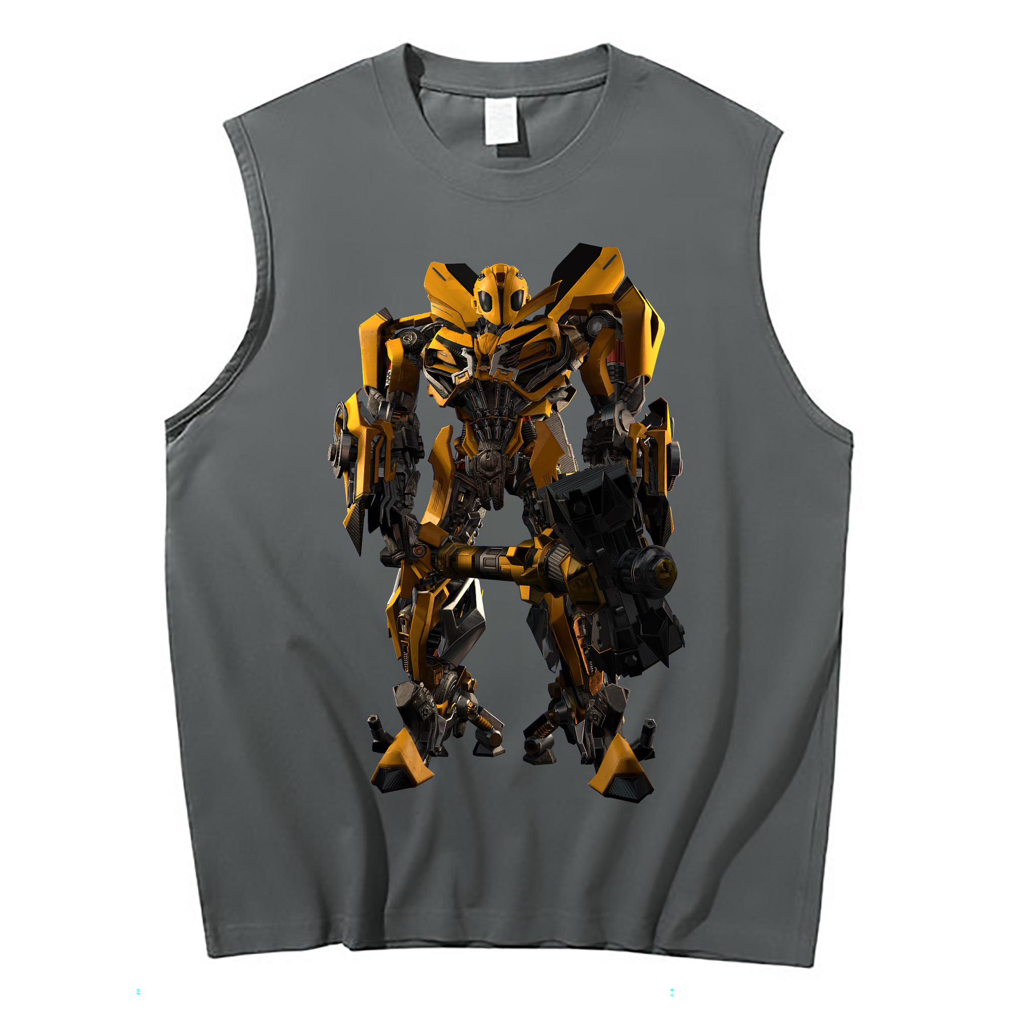 （画像用） Transformers トランスフォーマー コットン100％タンクトップ（フロントプリント）